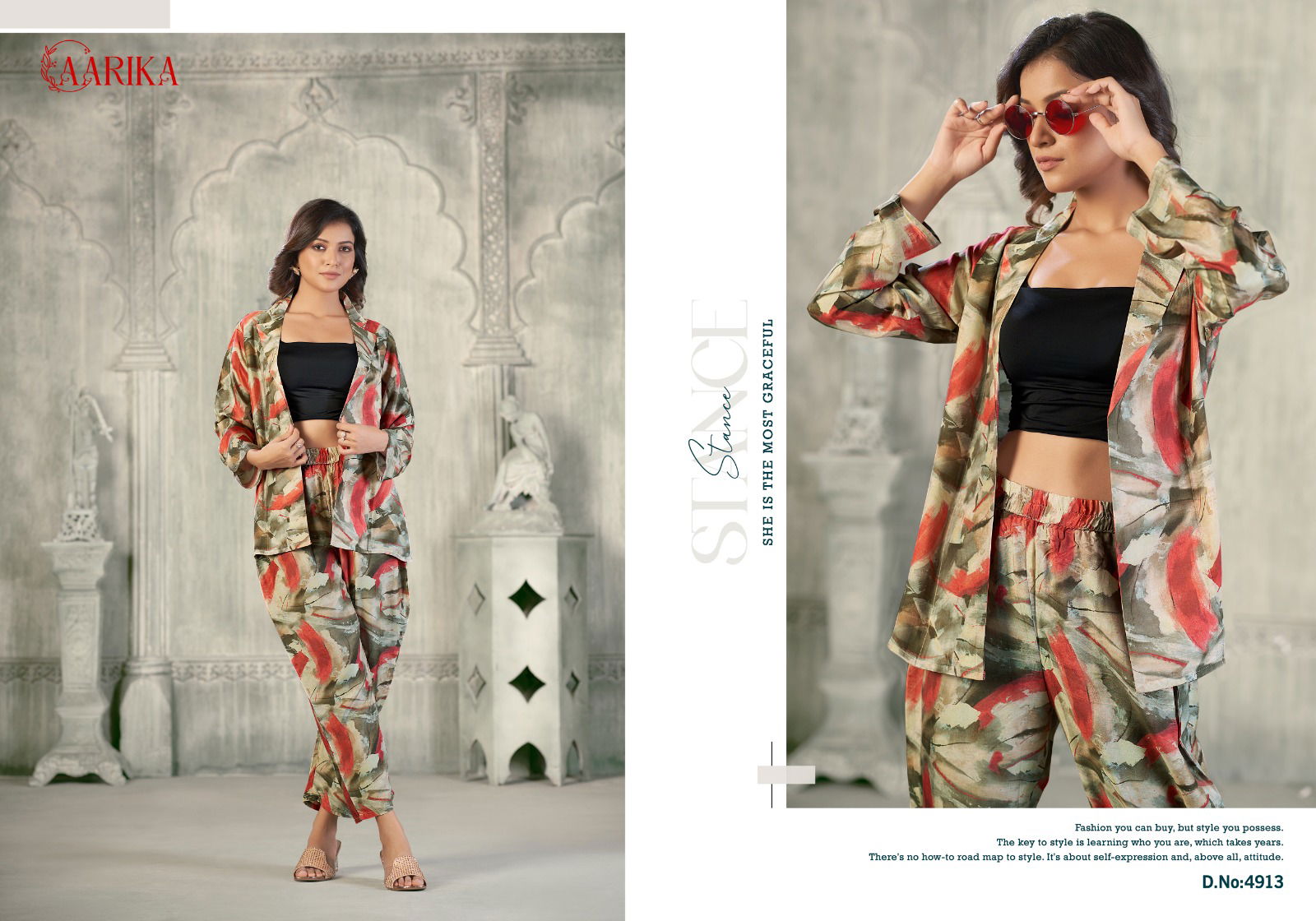 Vianna Printed Cord Set Western Catalog